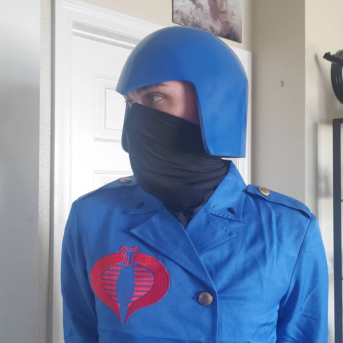 GI Joe Cobra Trooper Resin Helmet Replica - Cosplay Resin Cast