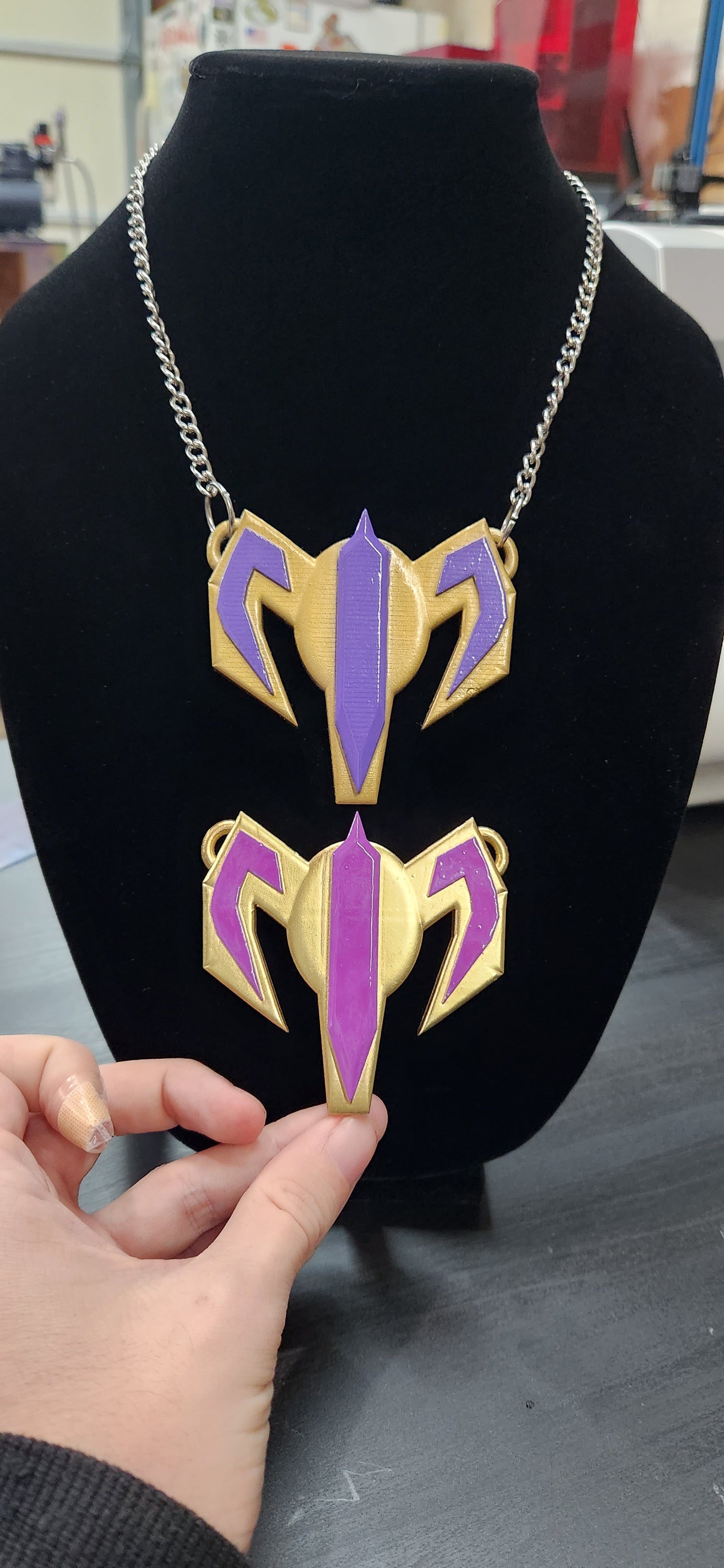 Runescape Amulet of Glory Trimmed OSRS Resin Replica Cosplay