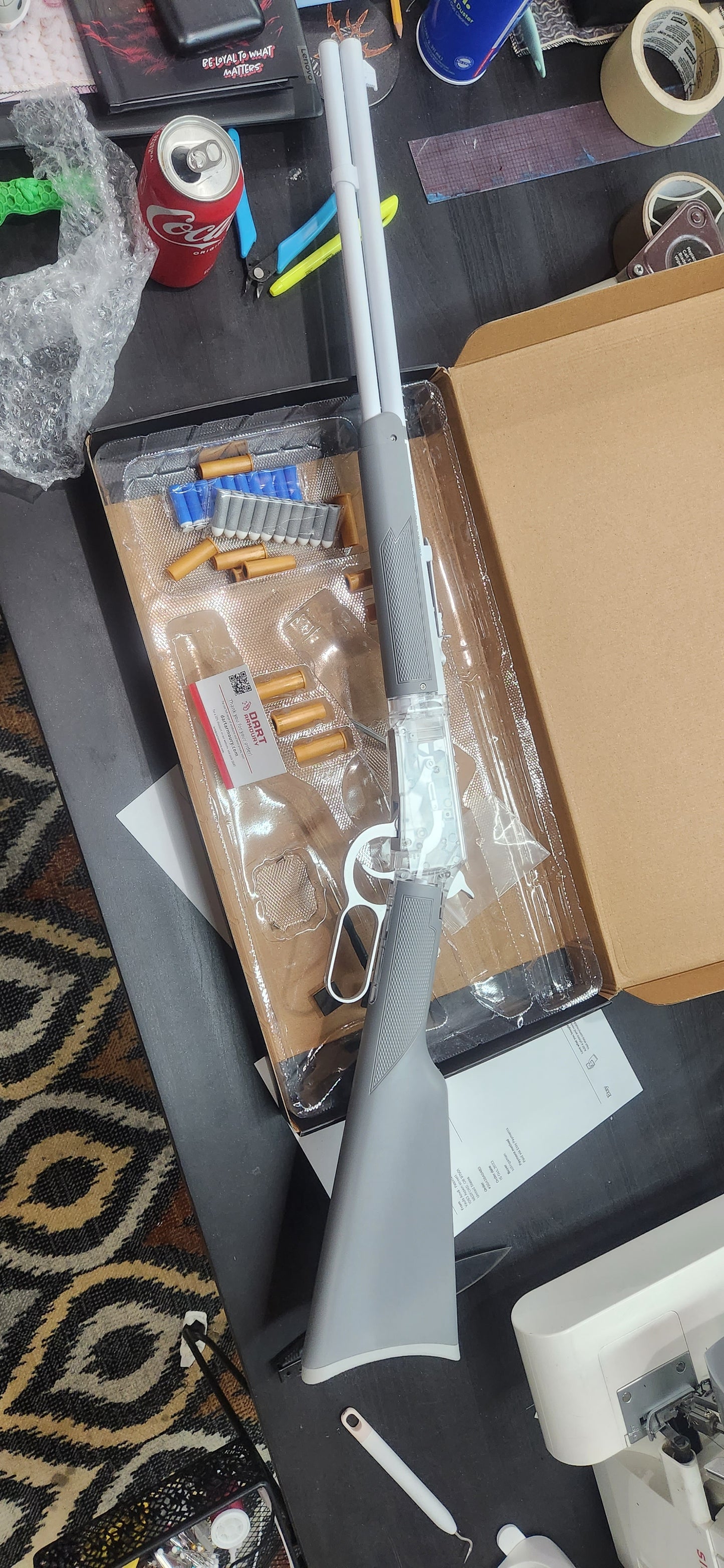 Winchester Lever Action Foam Dart Gun Painted Replica Cosplay Prop - Red Dead Redemption Cosplay