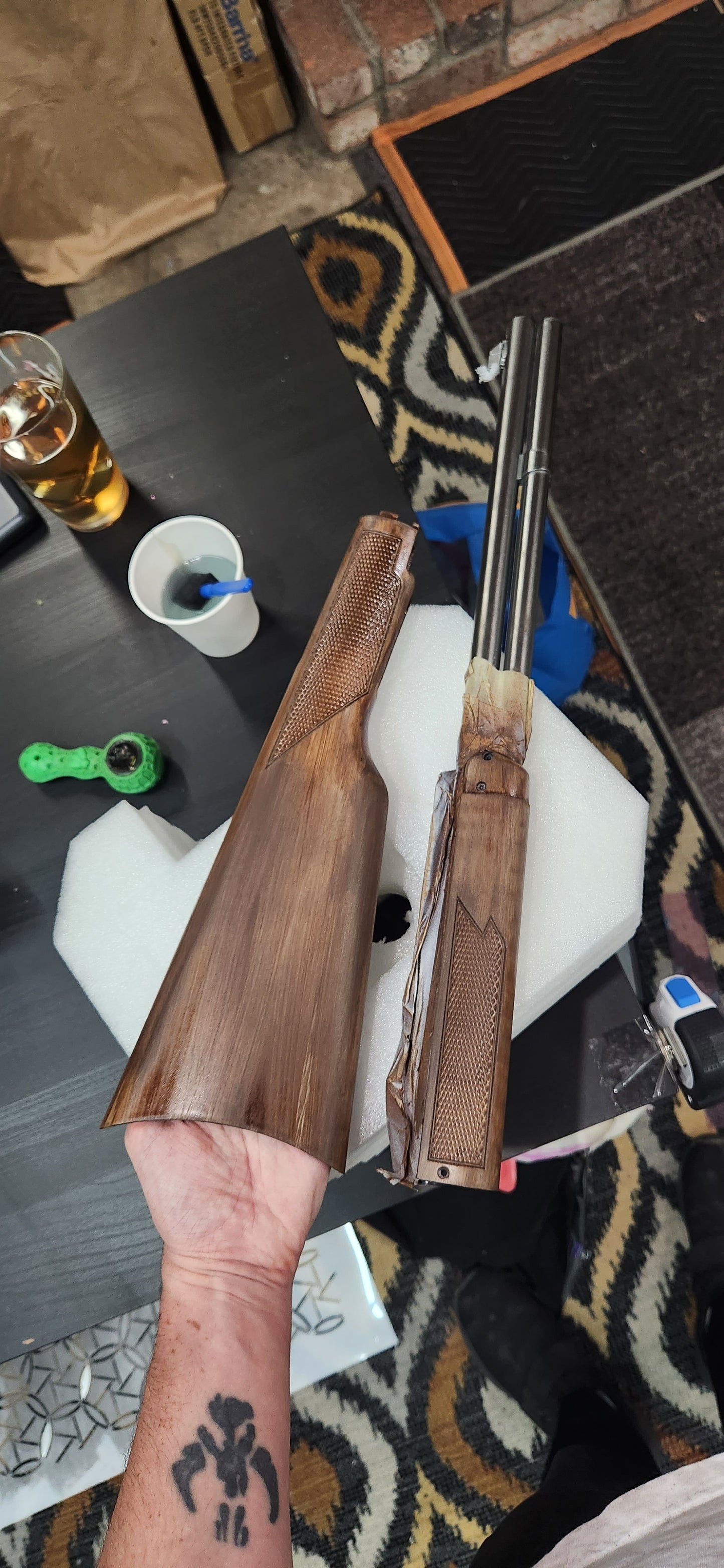 Winchester Lever Action Foam Dart Gun Painted Replica Cosplay Prop - Red Dead Redemption Cosplay