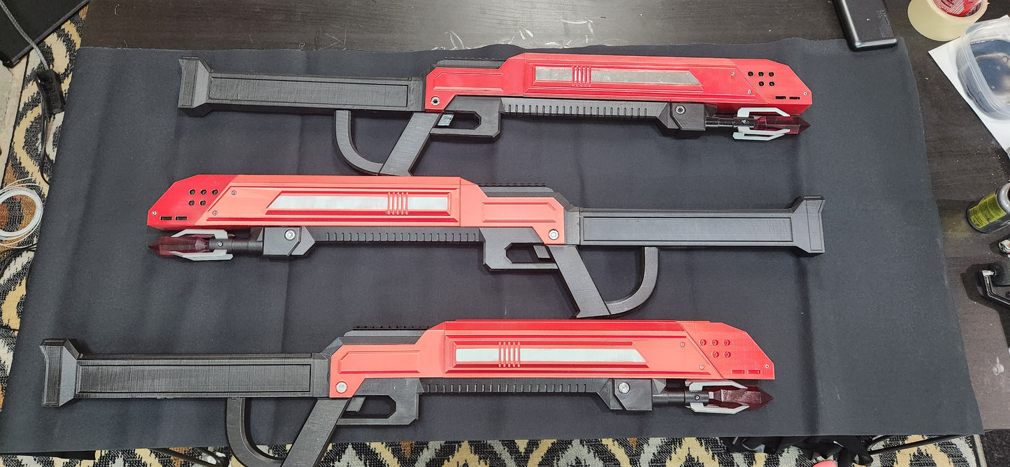 NOD Laser Rifle Cosplay Prop Replica 3D Print Full Size