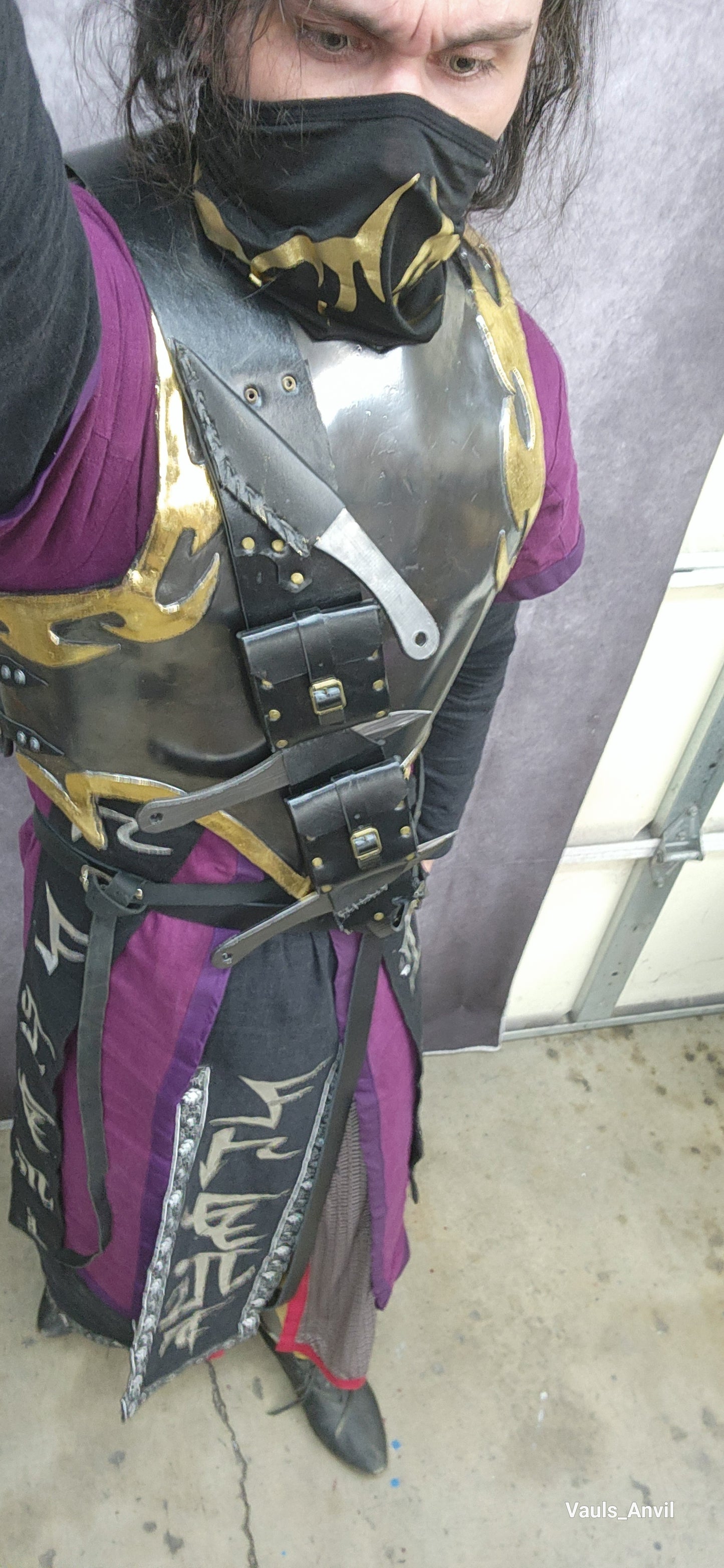 Dark Elf Assassin Cosplay Larp Armor - Worbla Custom Made