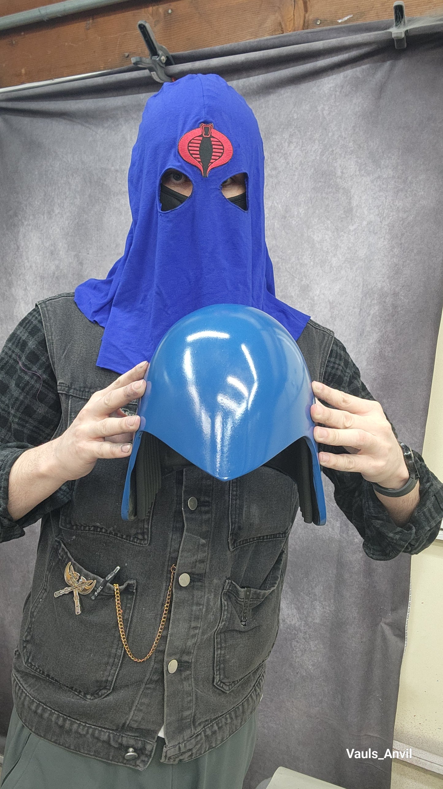 GI Joe Cobra Trooper Resin Helmet Replica - Cosplay Resin Cast