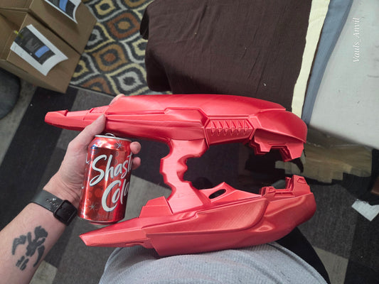 Brute Plasma Rifle Halo Cosplay Prop 3D Print - Red - Vauls Anvil