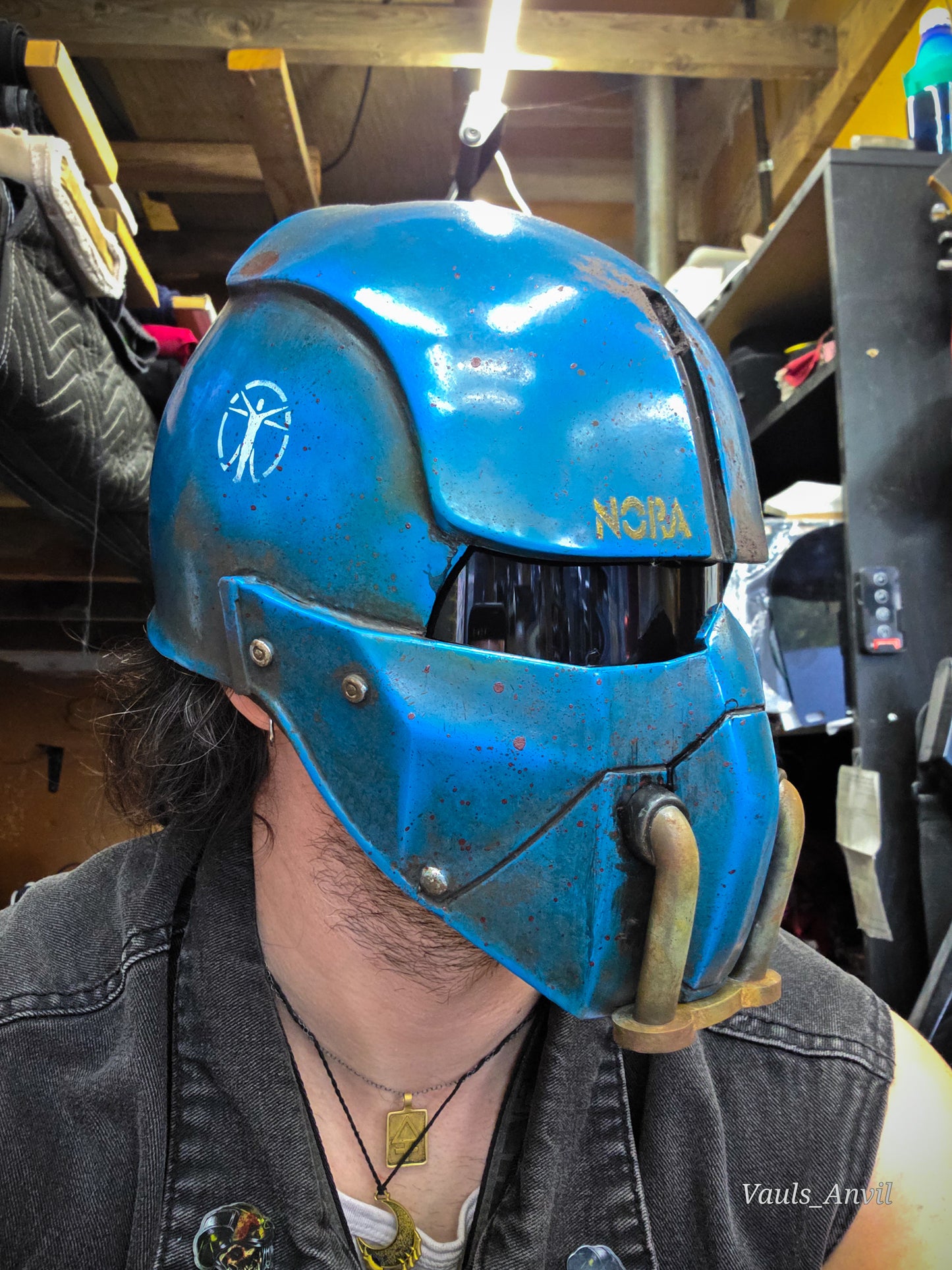 Fallout 4 Vault Dweller Institute Wearable Helmet - Custom Cosplay Replica