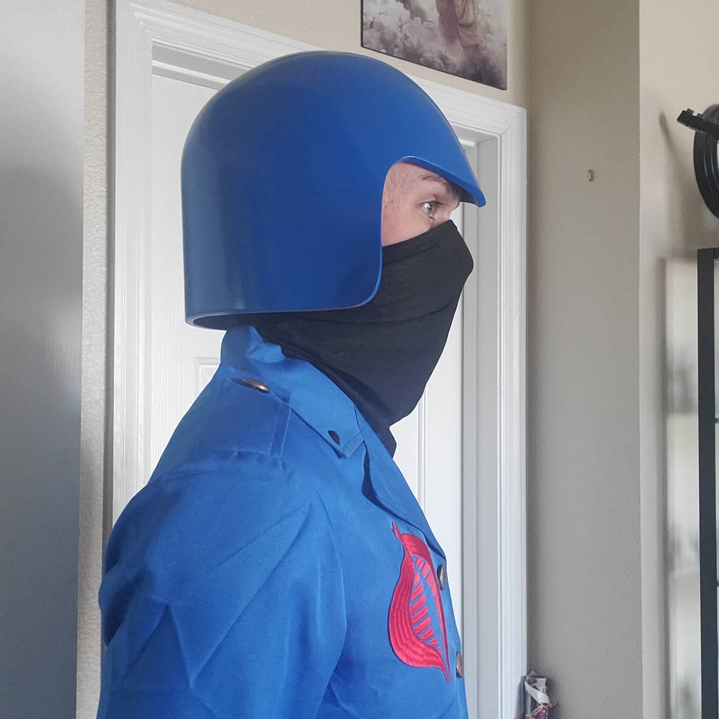 GI Joe Cobra Trooper Resin Helmet Replica - Cosplay Resin Cast