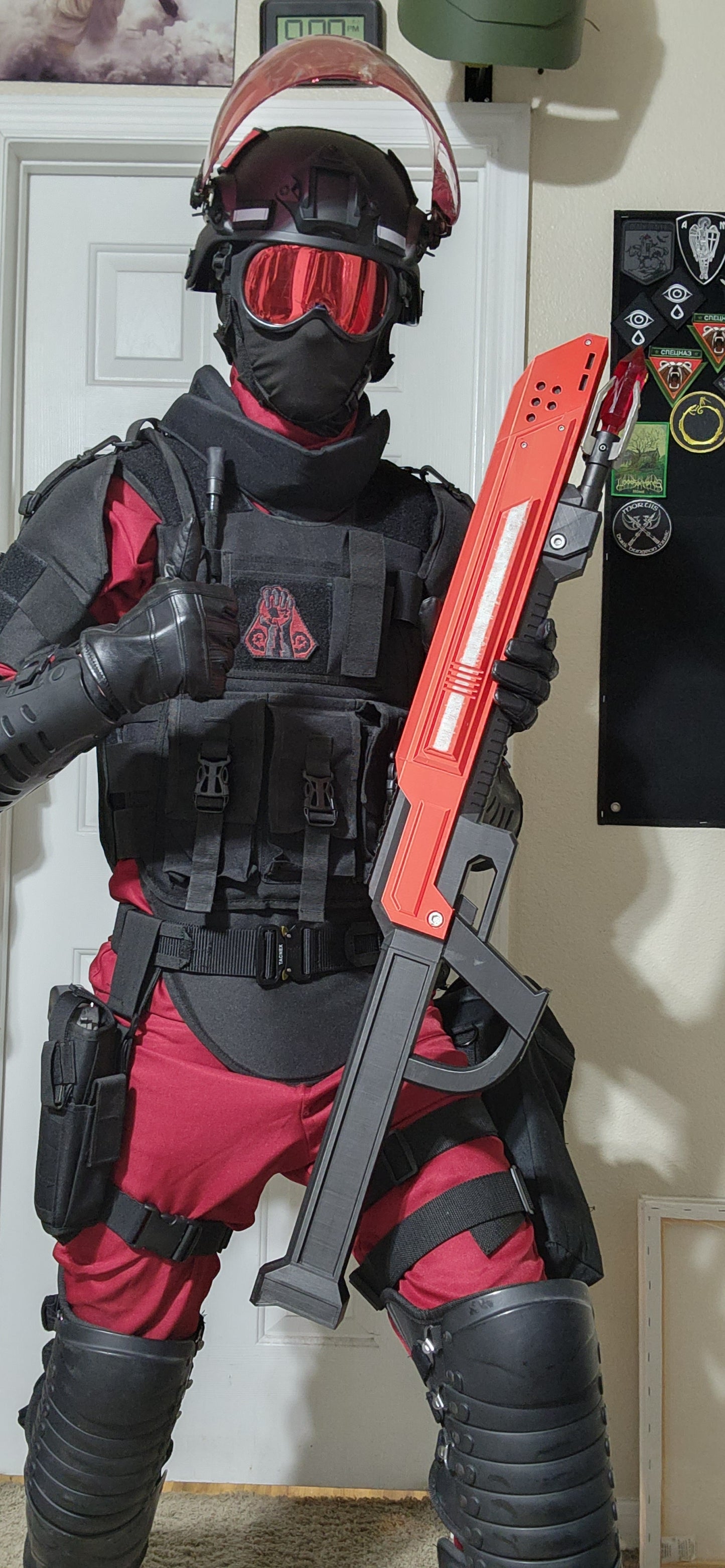 NOD Laser Rifle Cosplay Prop Replica 3D Print Full Size