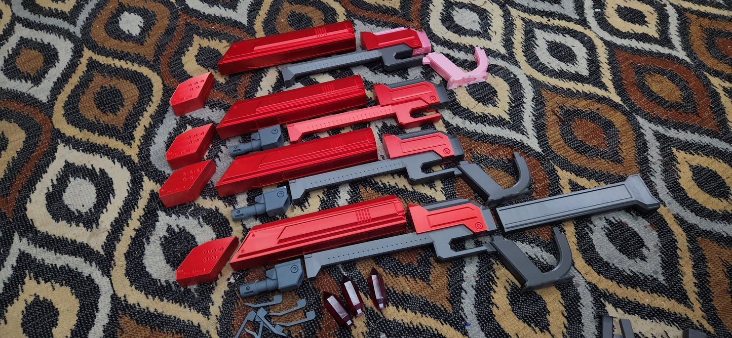 NOD Laser Rifle Cosplay Prop Replica 3D Print Full Size