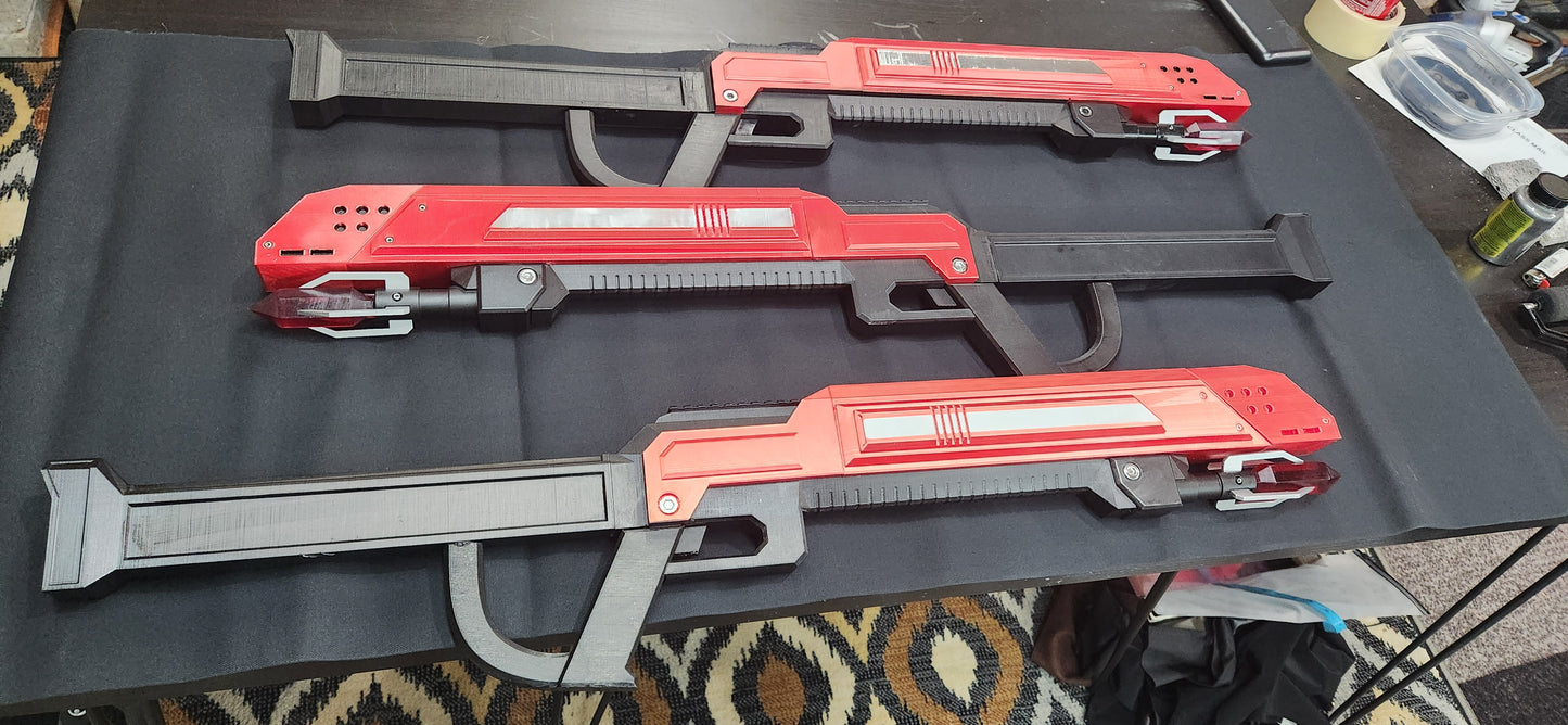 NOD Laser Rifle Cosplay Prop Replica 3D Print Full Size