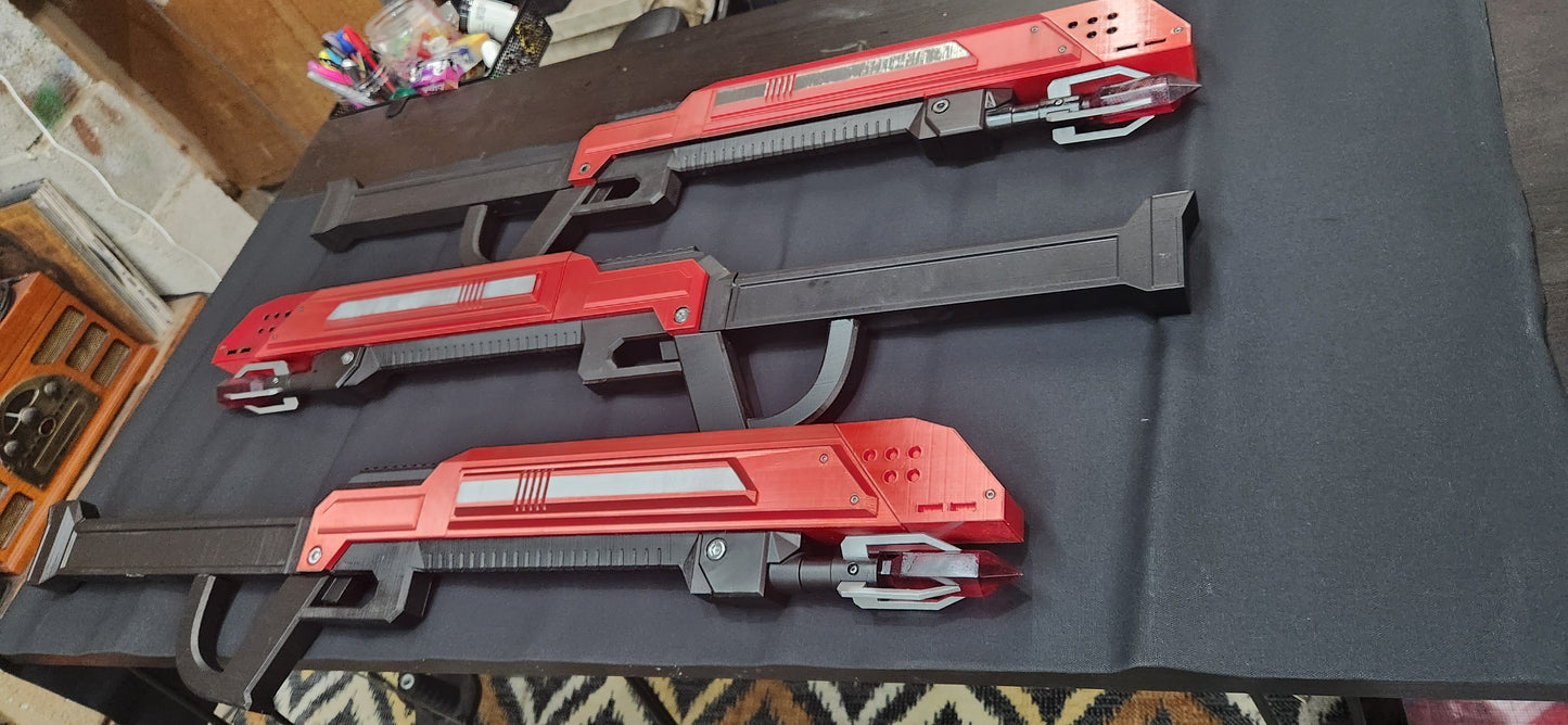 NOD Laser Rifle Cosplay Prop Replica 3D Print Full Size