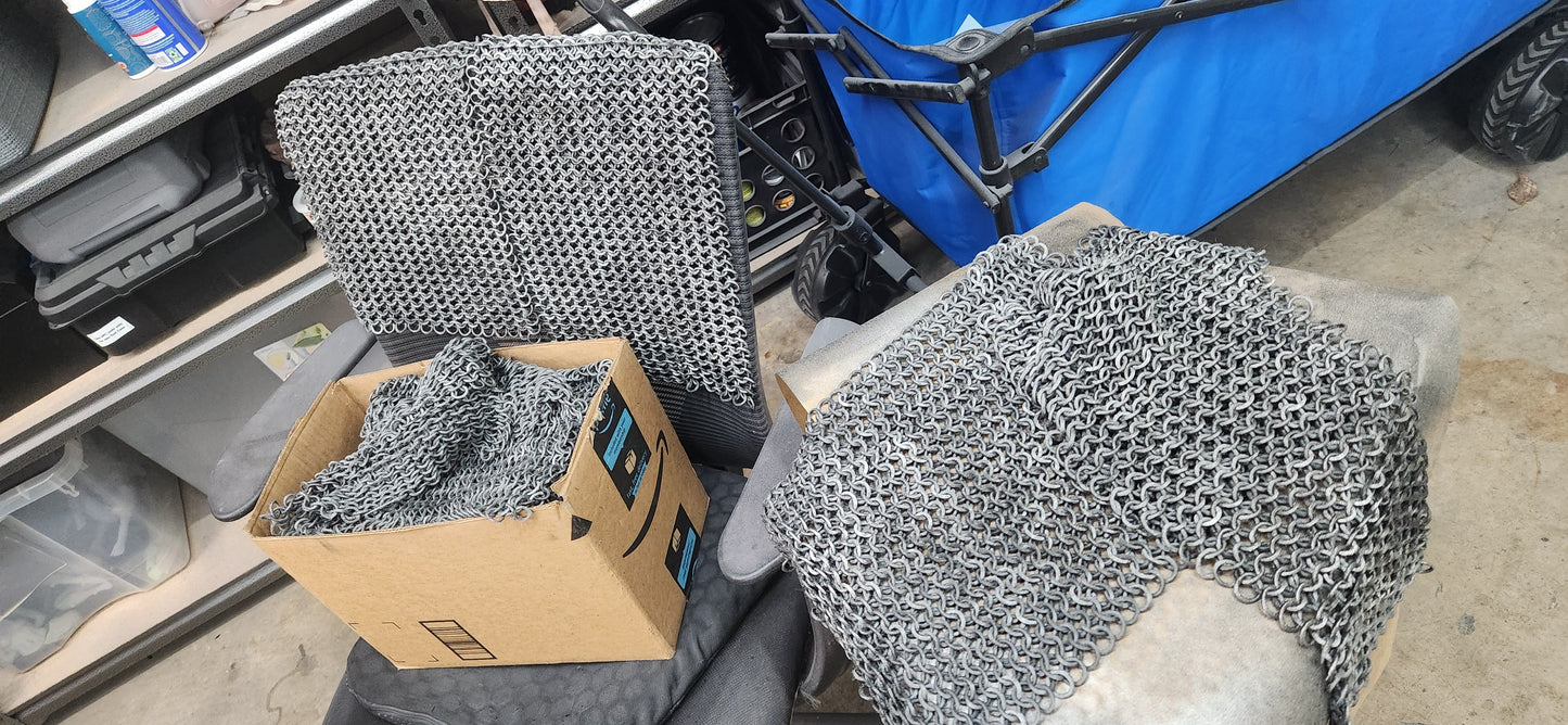 3D Printed Chainmail Sheets for Cosplay PLA or Resin