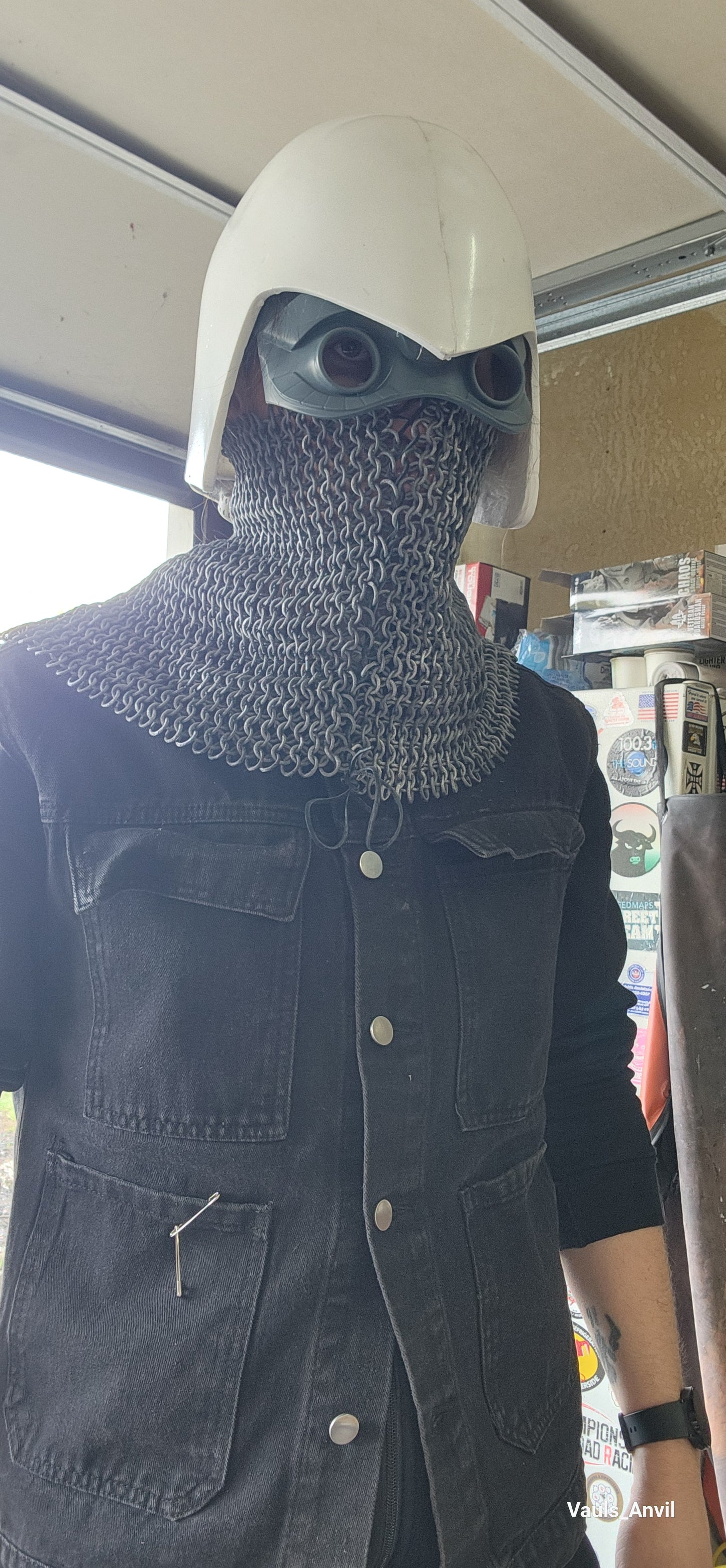 3D Printed Chainmail Sheets for Cosplay PLA or Resin