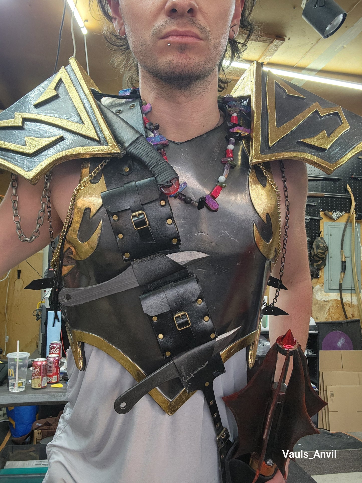 Larp Modified Assassins Throwing Knife Bandolier