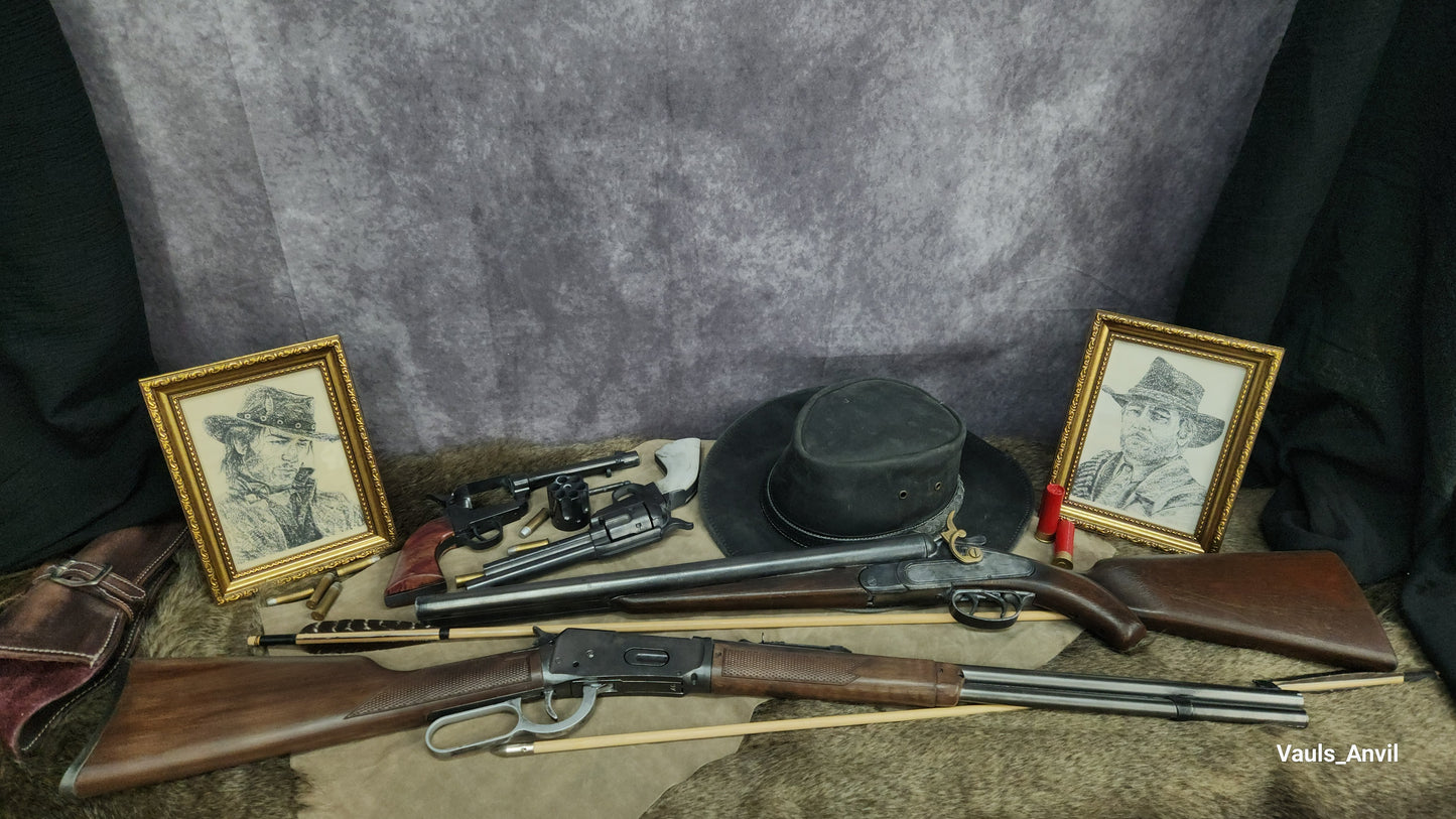 Winchester Lever Action Foam Dart Gun Painted Replica Cosplay Prop - Red Dead Redemption Cosplay