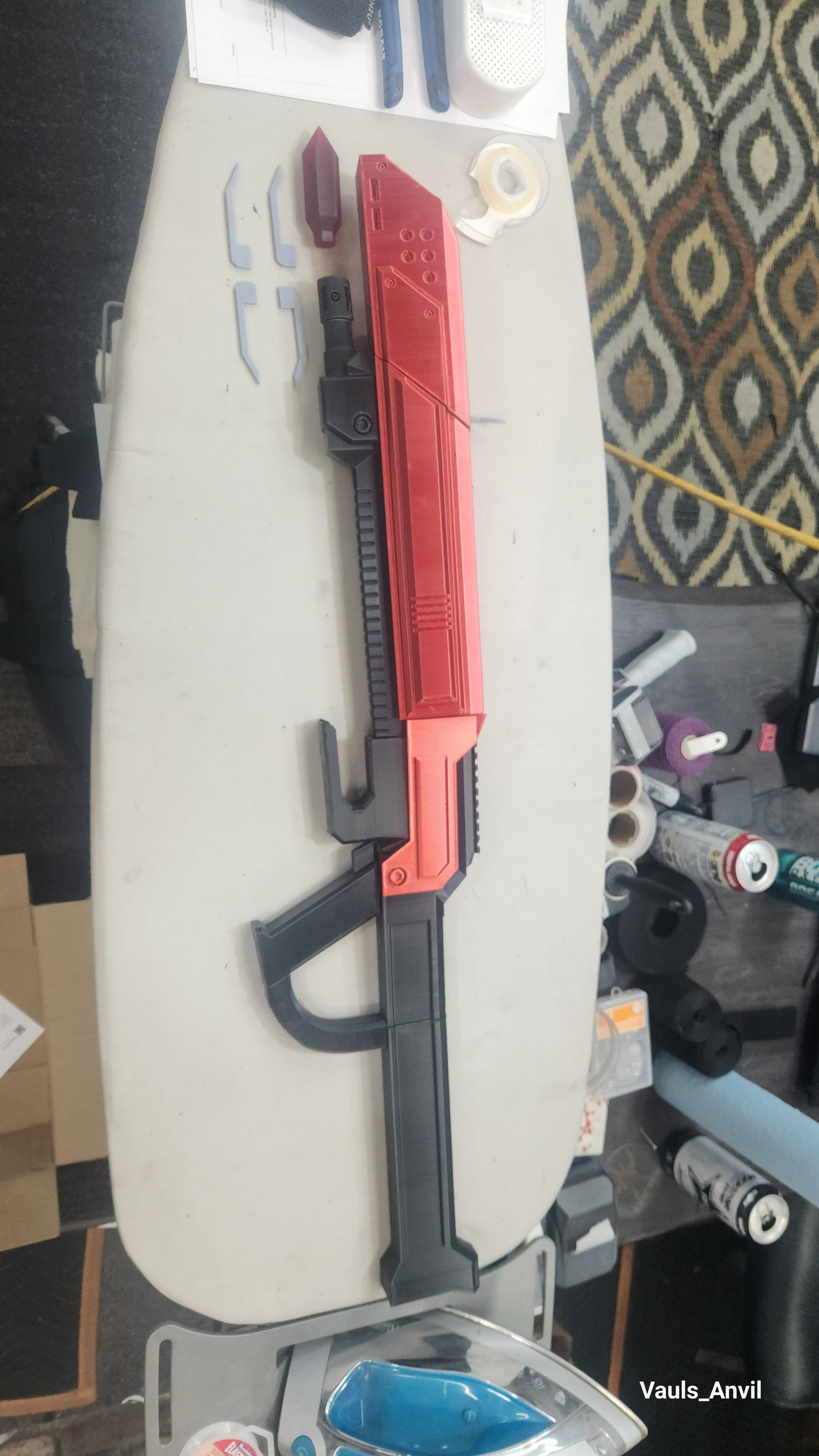 NOD Laser Rifle Cosplay Prop Replica 3D Print Full Size