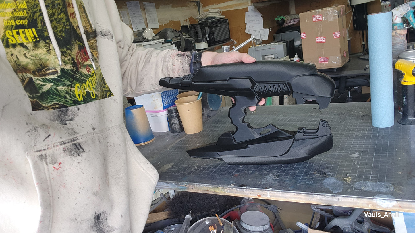 Brute Plasma Rifle Halo Cosplay Prop 3D Print - Red - Vauls Anvil