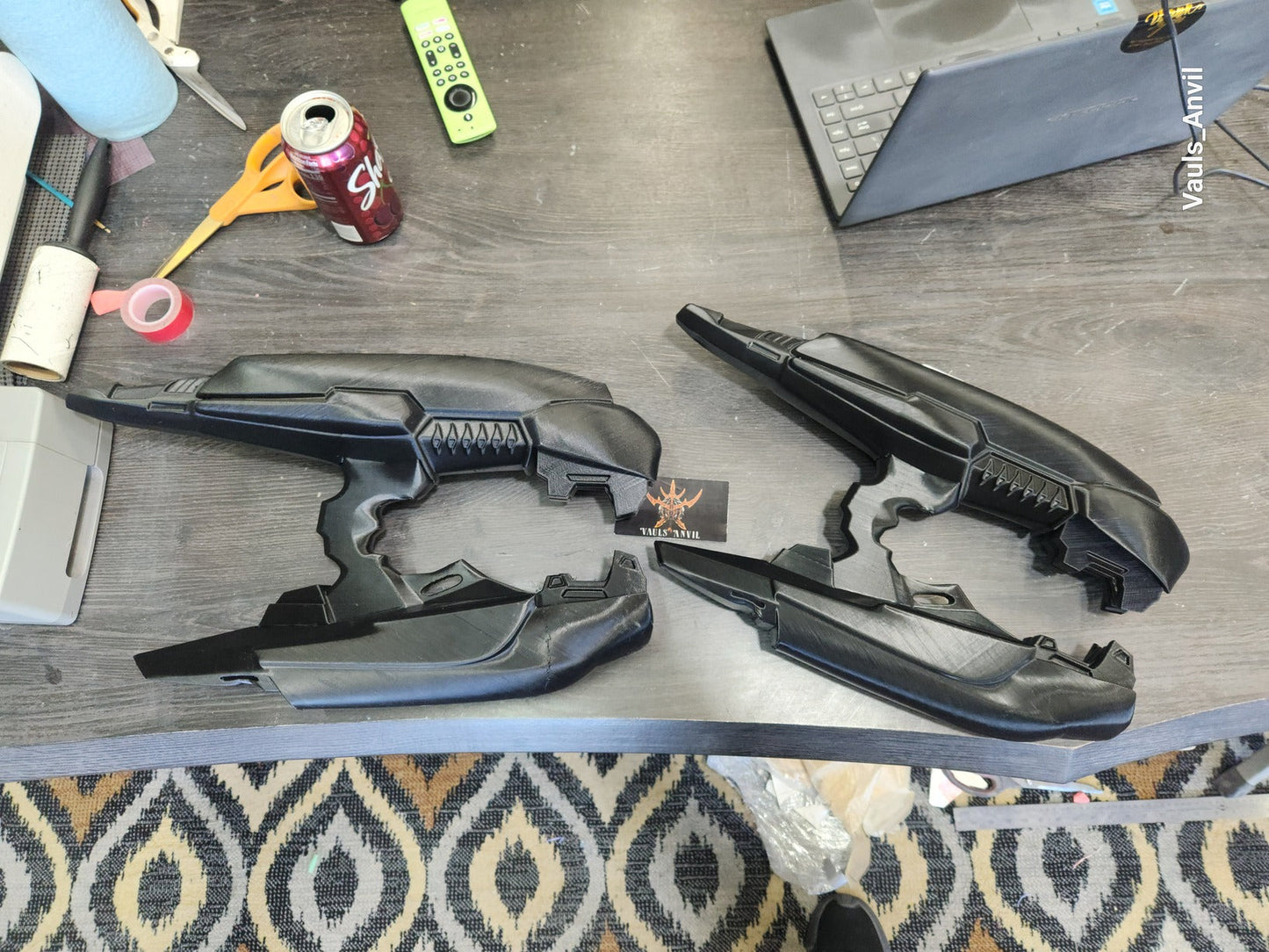 Brute Plasma Rifle Halo Cosplay Prop 3D Print - Red - Vauls Anvil