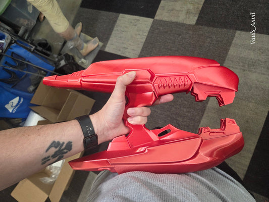 Brute Plasma Rifle Halo Cosplay Prop 3D Print - Red - Vauls Anvil