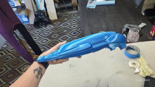 Covenant Plasma Rifle Halo Cosplay Prop 3D Print - Blue - Vauls Anvil