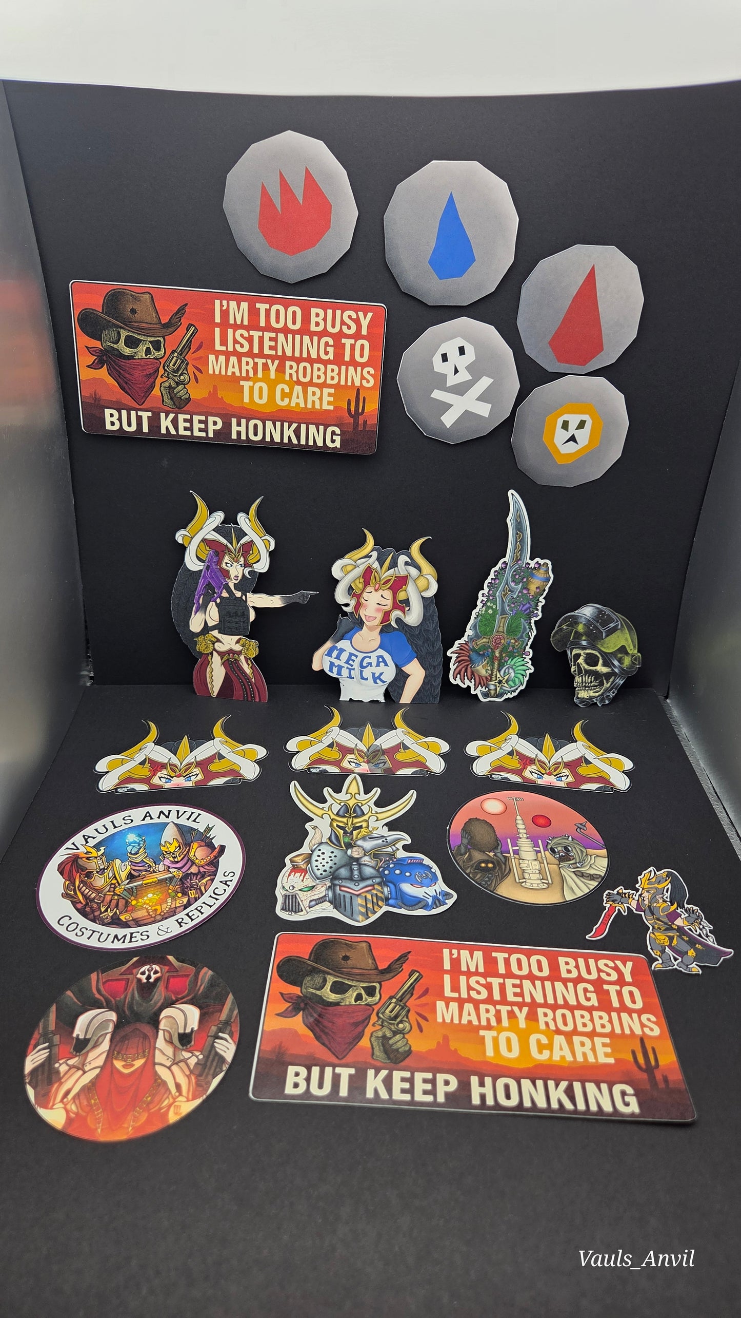 Marty Robbins Stickers (2)