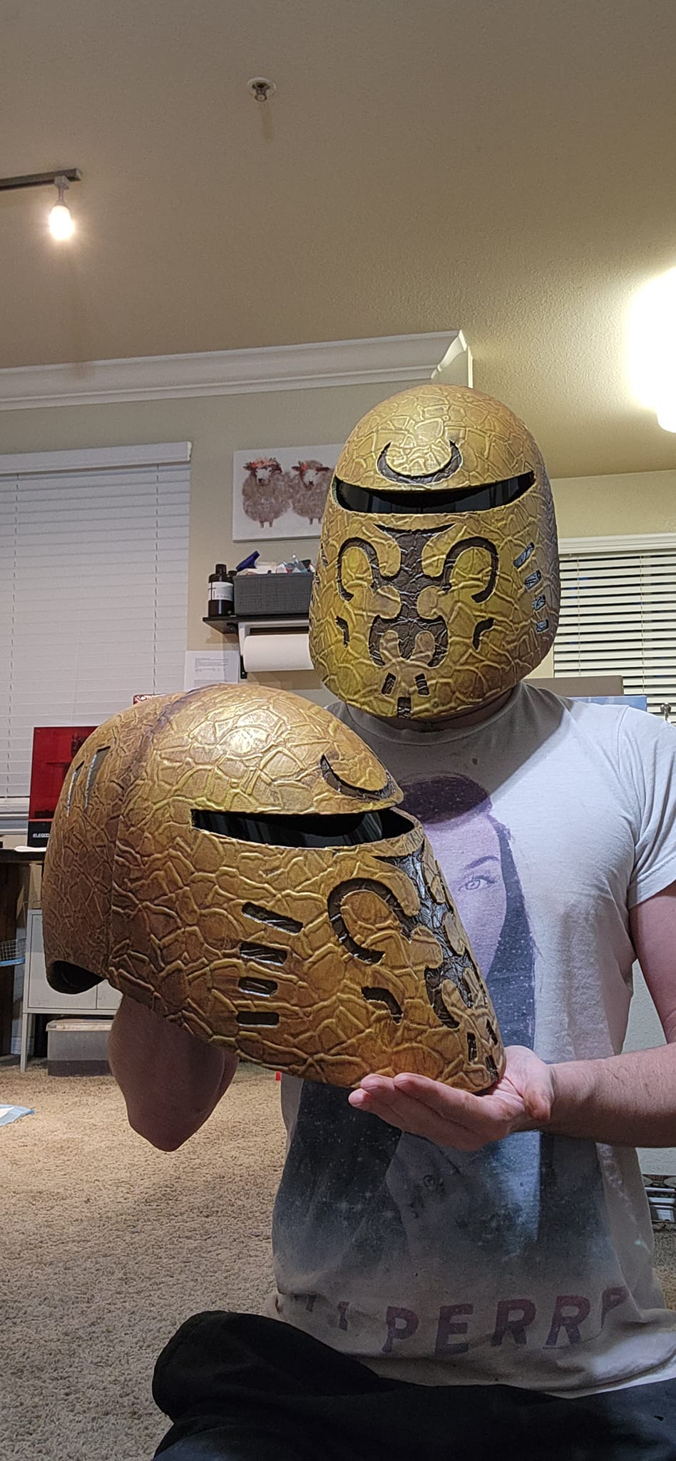 Morrowind Hlaalu BoneMold Helmet Replica - Cosplay Hand Painted