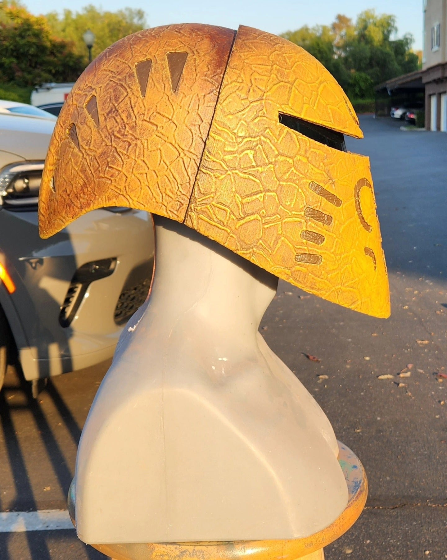 Morrowind Hlaalu BoneMold Helmet Replica - Cosplay Hand Painted