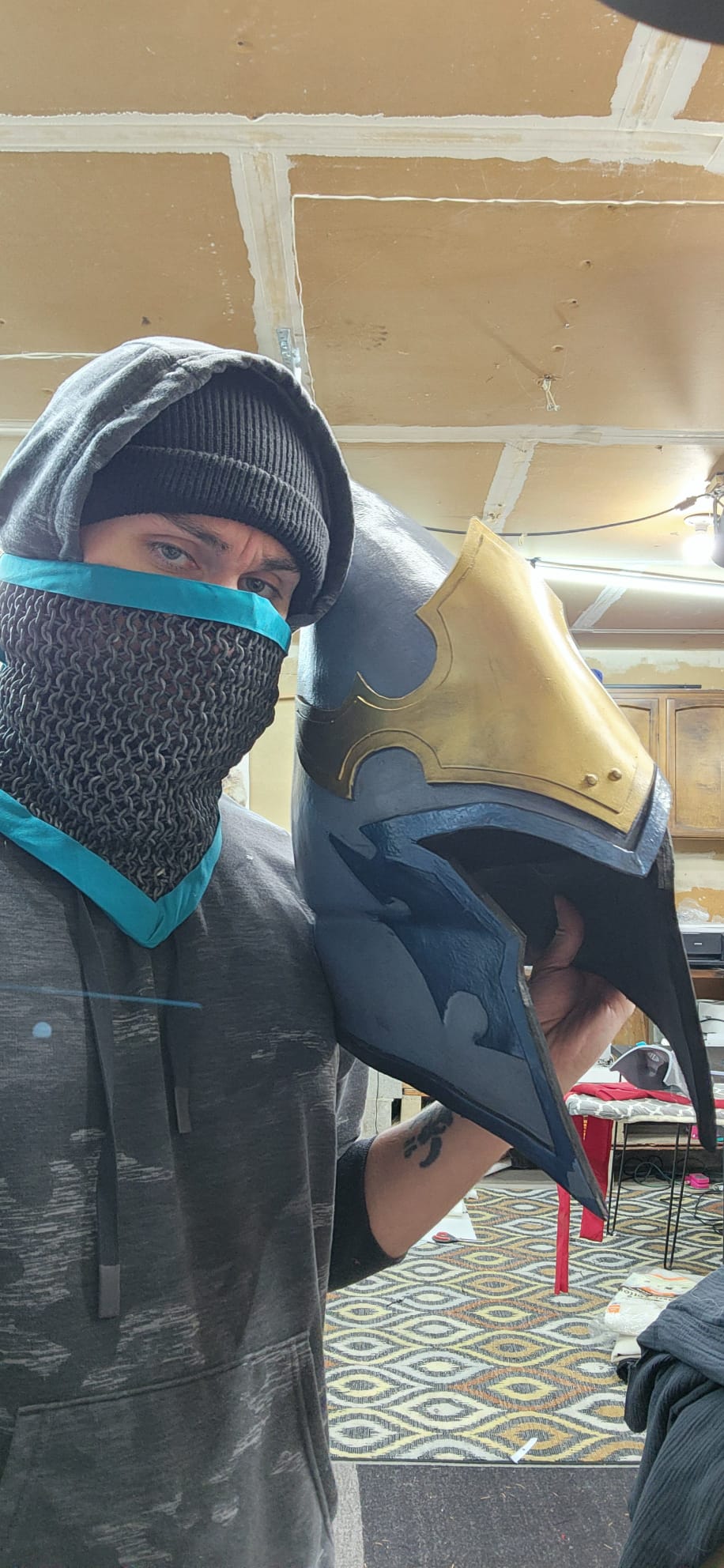 3D Printed Chainmail Sheets for Cosplay PLA or Resin