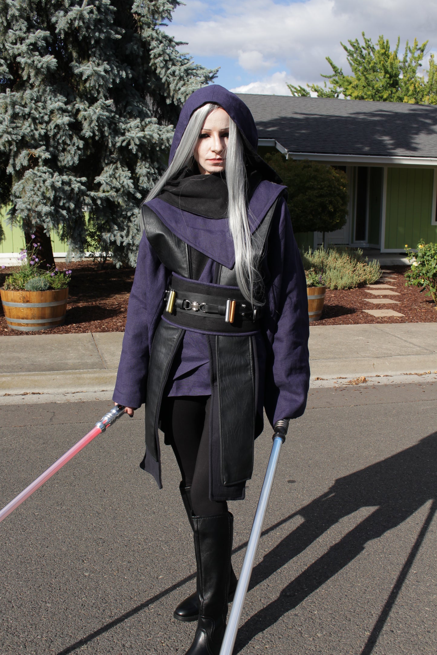 'Shadow' Jedi Sith Hoodpiece & Mantle - Star Wars Cosplay