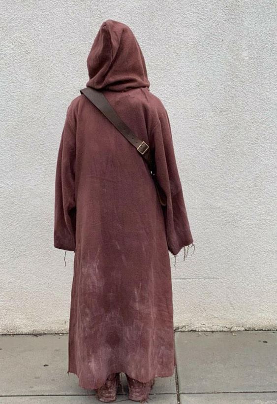 Star Wars Jawa Costume - Original Trilogy Light Up Eyes and Leather Bandolier - Vauls Anvil